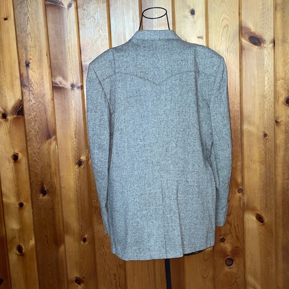 Circle S Donegal Black Western Sport Coat 44L gray classy top cowboy western - Picture 6 of 9